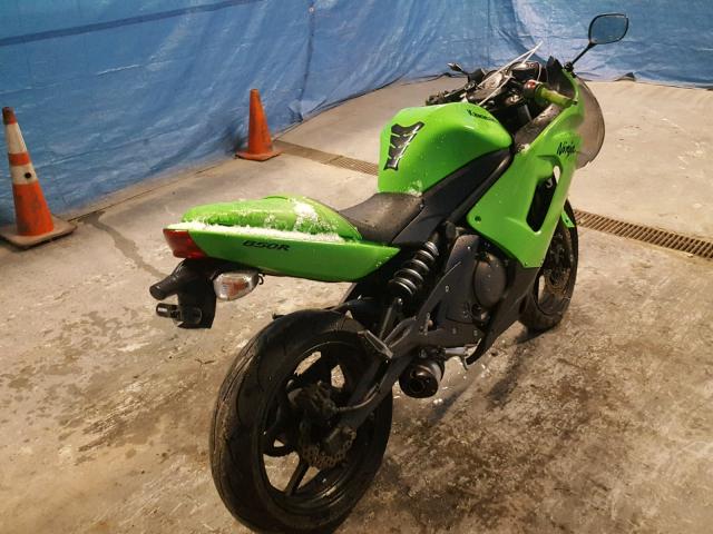 JKAEXEA178A040906 - 2008 KAWASAKI EX650 A Yaşıl foto 4