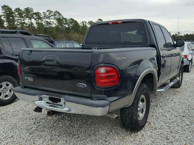 1FTRW08L53KA99041 - 2003 FORD F150 SUPER BLACK photo 4