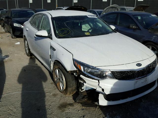 5XXGT4L30GG050327 - 2016 KIA OPTIMA LX WHITE photo 1