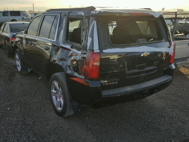 1GNSKAKC4HR113058 - 2017 CHEVROLET TAHOE K150 BLACK photo 3