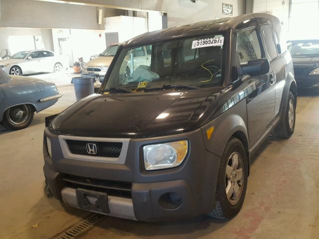 5J6YH28594L030894 - 2004 HONDA ELEMENT EX BLACK photo 2