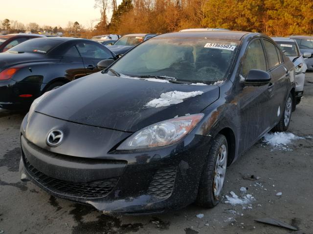 JM1BL1UF3C1512046 - 2012 MAZDA 3 I BLACK photo 2