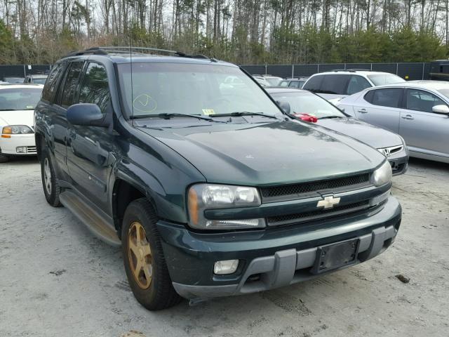 1GNDT13S842268646 - 2004 CHEVROLET TRAILBLAZE GREEN photo 1