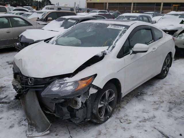 2HGFG3B80FH518481 - 2015 HONDA CIVIC EX თეთრი ფოტო 2