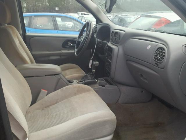 1GNDS13S672164163 - 2007 CHEVROLET TRAILBLAZE BLACK photo 5