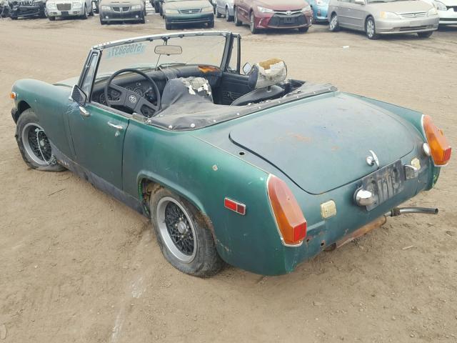 GAN6UJ203650G - 1978 MG GT GREEN photo 3