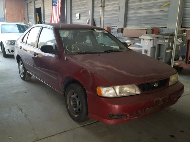 3N1AB41D3WL039767 - 1998 NISSAN SENTRA XE RED photo 1