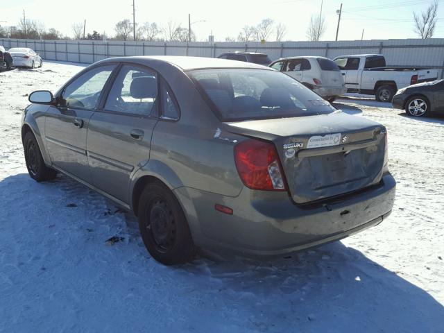 KL5JD52Z24K995883 - 2004 SUZUKI FORENZA S GREEN photo 3