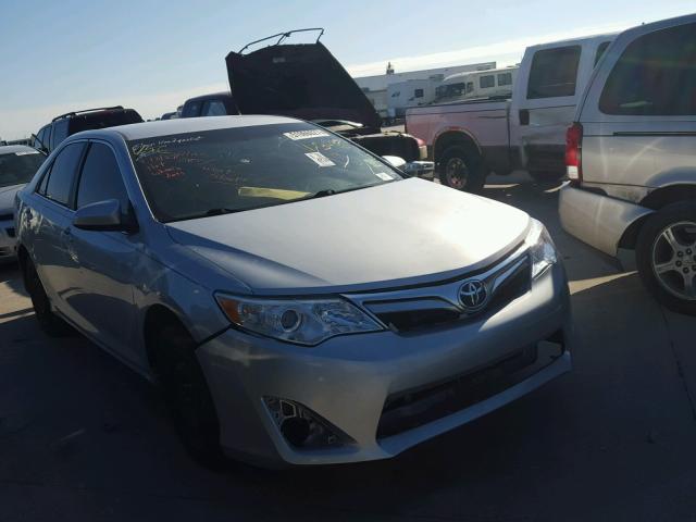 4T1BF1FK6CU053526 - 2012 TOYOTA CAMRY BASE SILVER photo 1