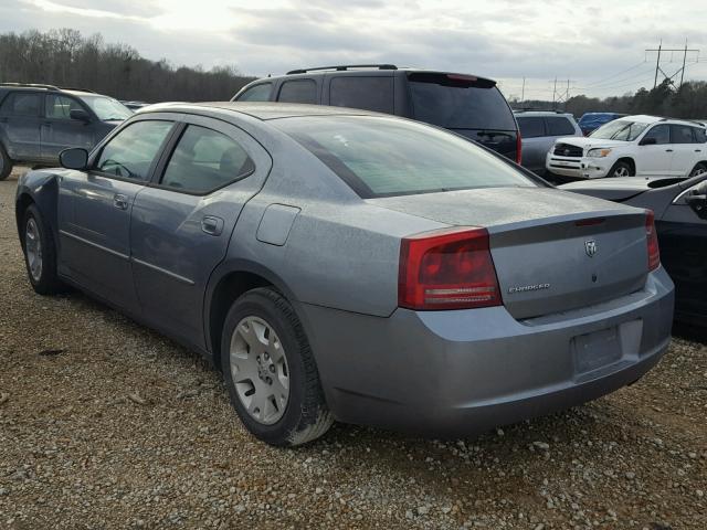 2B3KA43G87H841982 - 2007 DODGE CHARGER SE SILVER photo 3