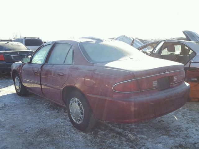 2G4WS52J641177861 - 2004 BUICK CENTURY CU MAROON photo 3