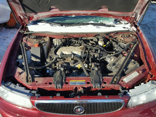 2G4WS52J641177861 - 2004 BUICK CENTURY CU MAROON photo 7