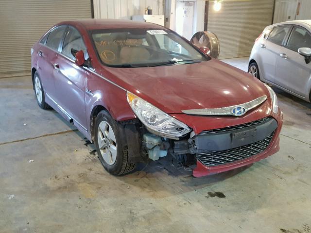 KMHEC4A46BA011423 - 2011 HYUNDAI SONATA HYB RED photo 1