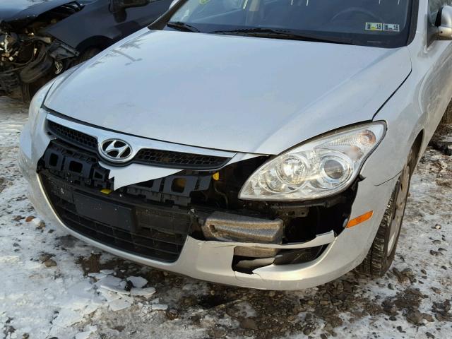 KMHDC8AE0BU111186 - 2011 HYUNDAI ELANTRA TO SILVER photo 9