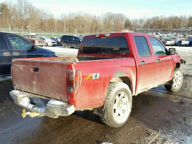 1GCDT136958264373 - 2005 CHEVROLET COLORADO RED photo 4