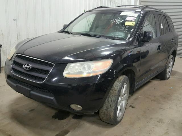 5NMSH13E49H264348 - 2009 HYUNDAI SANTA FE S BLACK photo 2