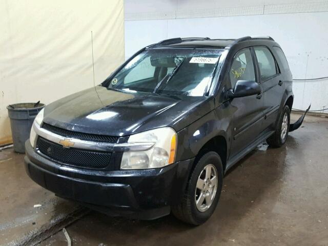 2CNDL13F866156183 - 2006 CHEVROLET EQUINOX LS BLACK photo 2