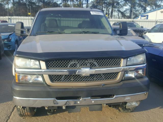 1GCHK29174E169493 - 2004 CHEVROLET SILVERADO BROWN photo 9