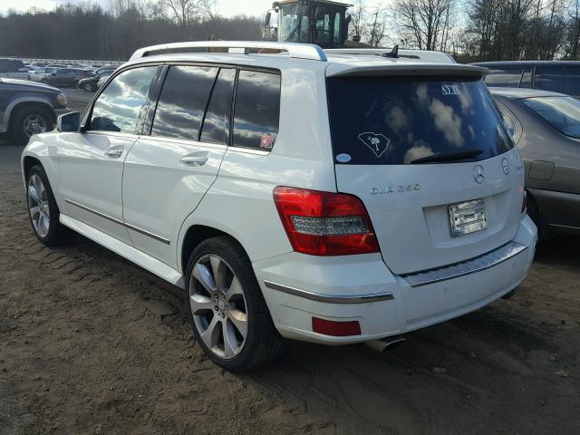 WDCGG8HBXAF309014 - 2010 MERCEDES-BENZ GLK 350 4M WHITE photo 3