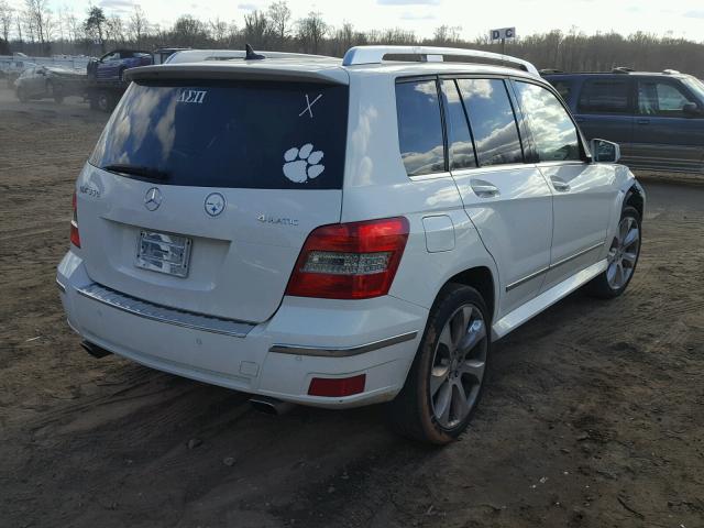 WDCGG8HBXAF309014 - 2010 MERCEDES-BENZ GLK 350 4M WHITE photo 4