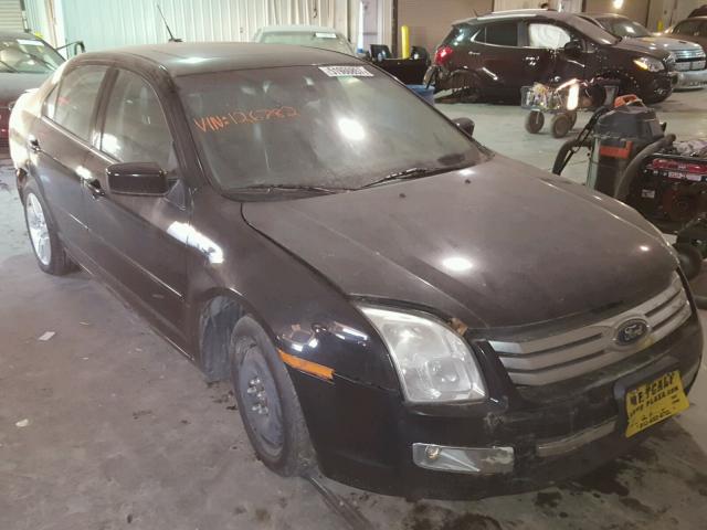 3FAHP081X7R126782 - 2007 FORD FUSION BLACK photo 1