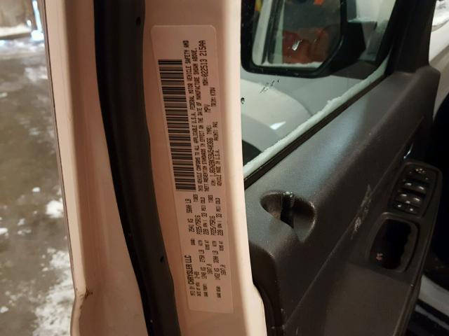 1J8GN28K59W540366 - 2009 JEEP LIBERTY SP WHITE photo 10