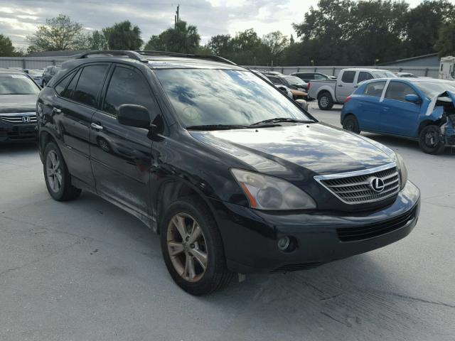 JTJGW31U982850397 - 2008 LEXUS RX 400H BLACK photo 1