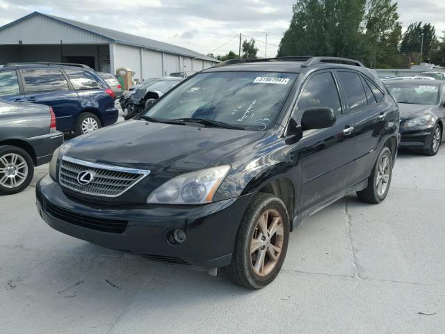 JTJGW31U982850397 - 2008 LEXUS RX 400H BLACK photo 2