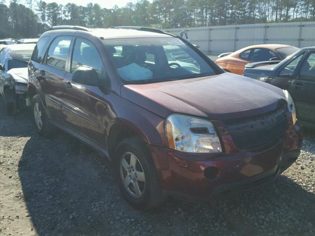 2CNDL23F086284135 - 2008 CHEVROLET EQUINOX LS BURGUNDY photo 1