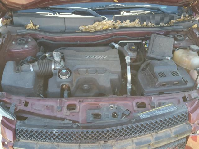 2CNDL23F086284135 - 2008 CHEVROLET EQUINOX LS BURGUNDY photo 7