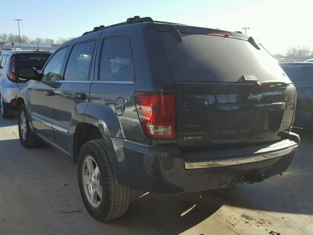 1J8HS58M17C644528 - 2007 JEEP GRAND CHER GRAY photo 3