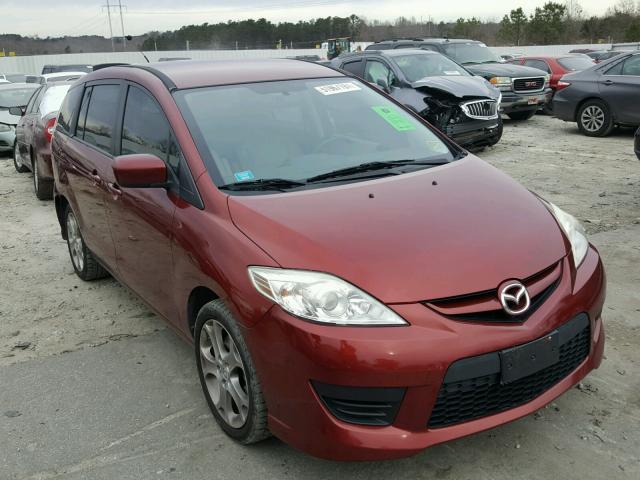 JM1CR2W37A0388118 - 2010 MAZDA 5 RED photo 1