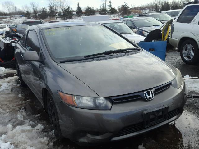 2HGFG126X7H583309 - 2007 HONDA CIVIC LX GRAY photo 1