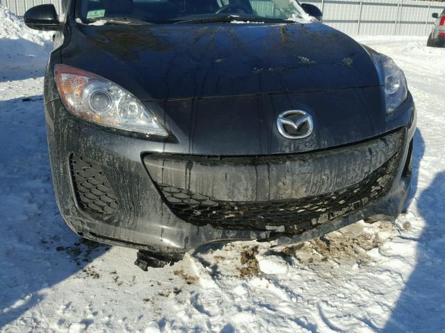 JM1BL1TG0D1723555 - 2013 MAZDA 3 I BLACK photo 9