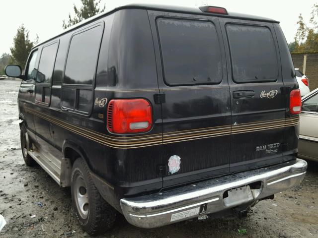 2B6HB11X9YK129903 - 2000 DODGE RAM VAN B1 BLACK photo 3