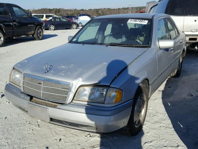 WDBHA23E9VF525564 - 1997 MERCEDES-BENZ C 230 SILVER photo 2