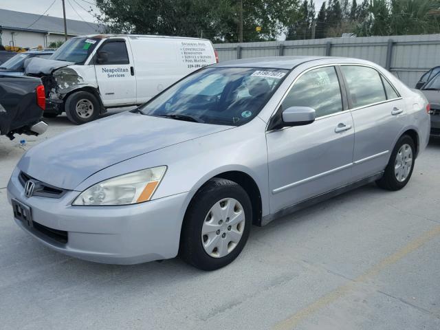 1HGCM56493A060352 - 2003 HONDA ACCORD LX SILVER photo 2