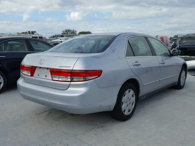 1HGCM56493A060352 - 2003 HONDA ACCORD LX SILVER photo 4