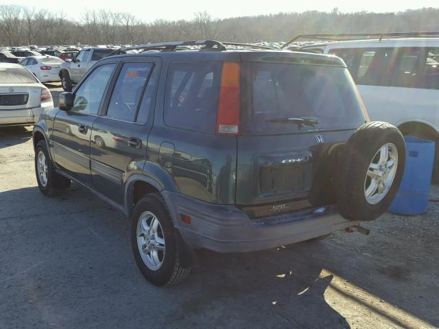 JHLRD1855VC044666 - 1997 HONDA CR-V EX GREEN photo 3