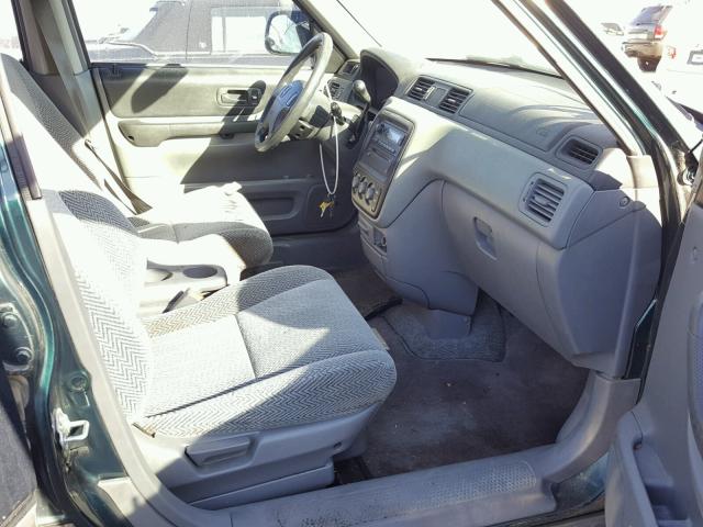 JHLRD1855VC044666 - 1997 HONDA CR-V EX GREEN photo 5
