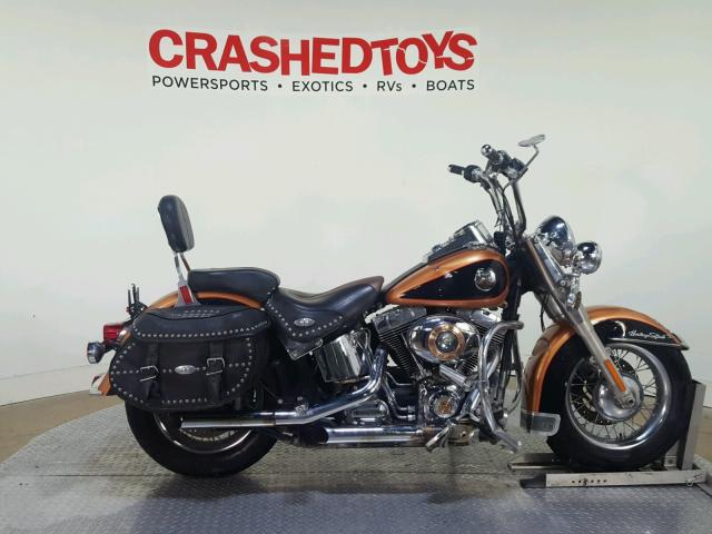 1HD1BW5418Y048308 - 2008 HARLEY-DAVIDSON FLSTC 105T ORANGE photo 1