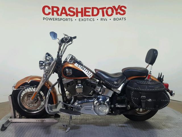 1HD1BW5418Y048308 - 2008 HARLEY-DAVIDSON FLSTC 105T ORANGE photo 5