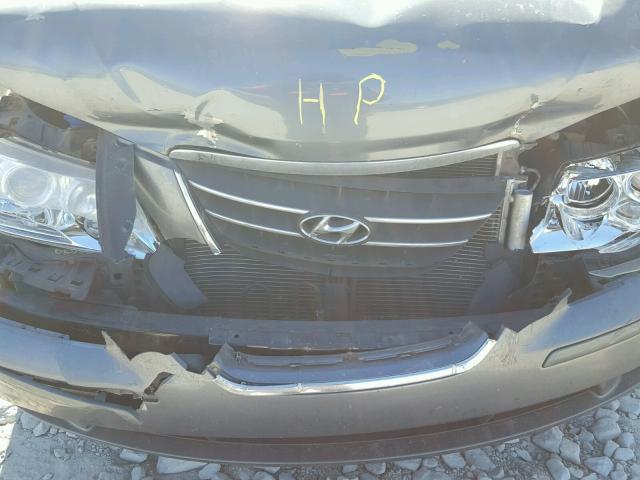 5NPET46C79H545764 - 2009 HYUNDAI SONATA GLS BLUE photo 7