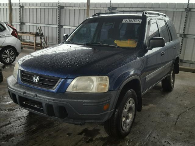 JHLRD1844XC045155 - 1999 HONDA CR-V LX BLUE photo 2