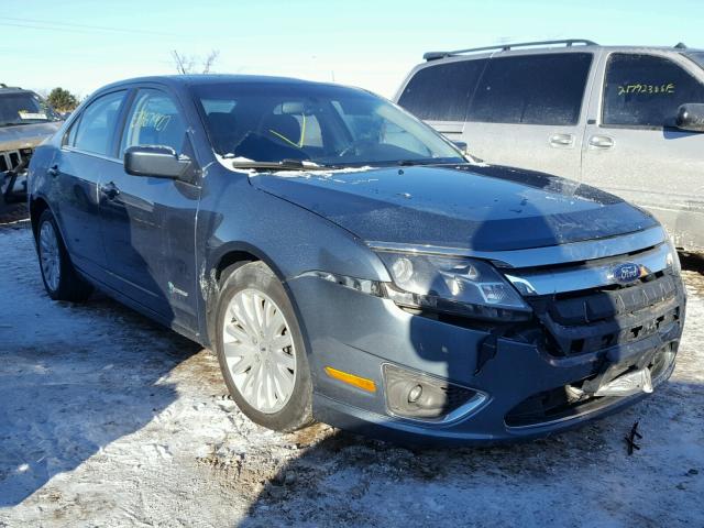 3FADP0L34BR177128 - 2011 FORD FUSION HYB BLUE photo 1