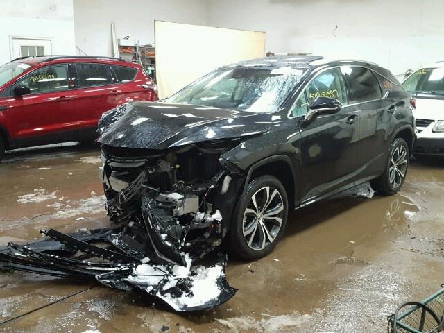 2T2BZMCA8HC109104 - 2017 LEXUS RX 350 BLACK photo 2