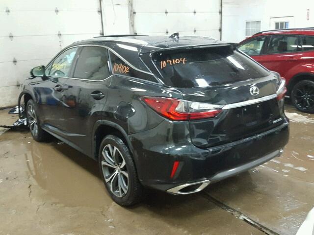 2T2BZMCA8HC109104 - 2017 LEXUS RX 350 BLACK photo 3