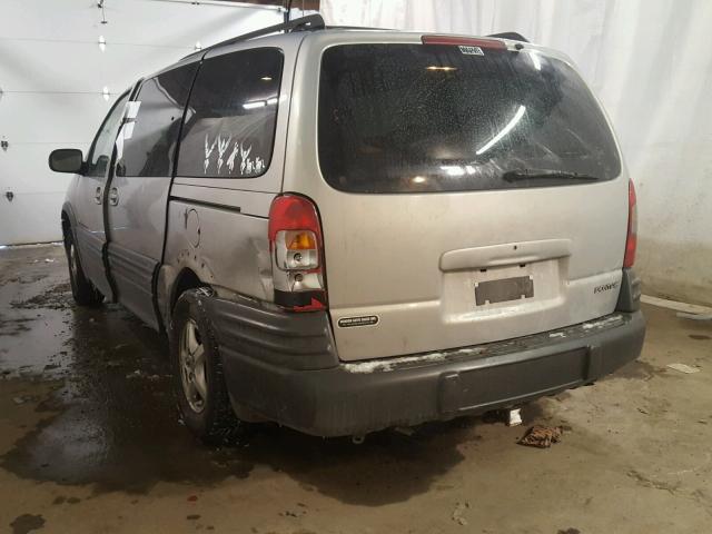 1GMDX03E71D283734 - 2001 PONTIAC MONTANA SILVER photo 3