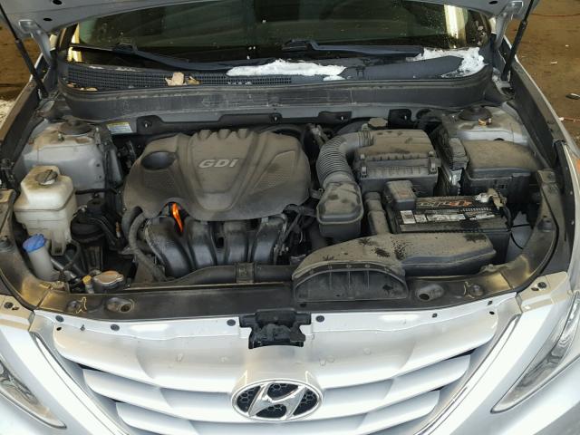 5NPEB4AC8BH109683 - 2011 HYUNDAI SONATA GLS SILVER photo 7