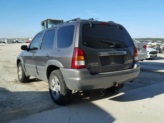 4F2YU09162KM36166 - 2002 MAZDA TRIBUTE LX GRAY photo 3